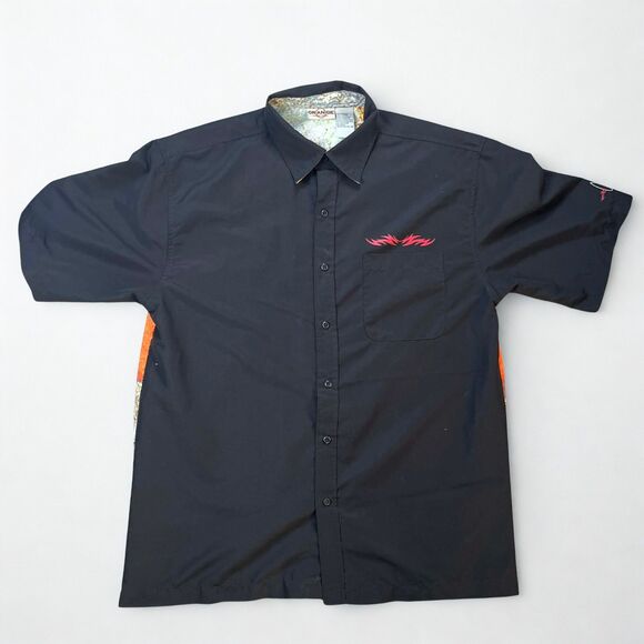 Orange Clothing Co Other - Orange Clothing Company Button Up Shirt Men's Medium Surf Graphic Extreme